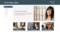 Desktop Screenshot of jandavisionclinic.com